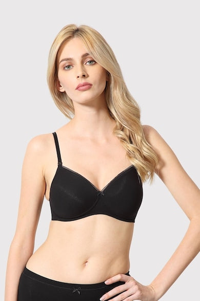  VAN HEUSEN 11012 Women Black Solid Anti Bacterial Wireless Bra