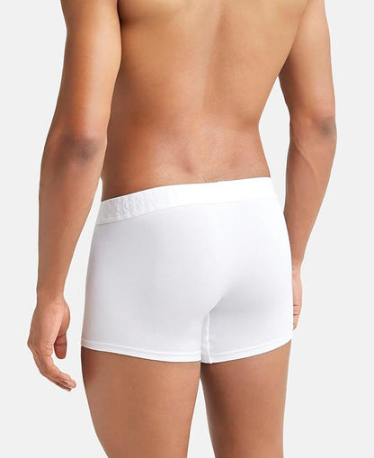 Jockey IC34 Men's Supima Cotton Elastane Stretch Solid Trunk with Ultrasoft Waistband - D