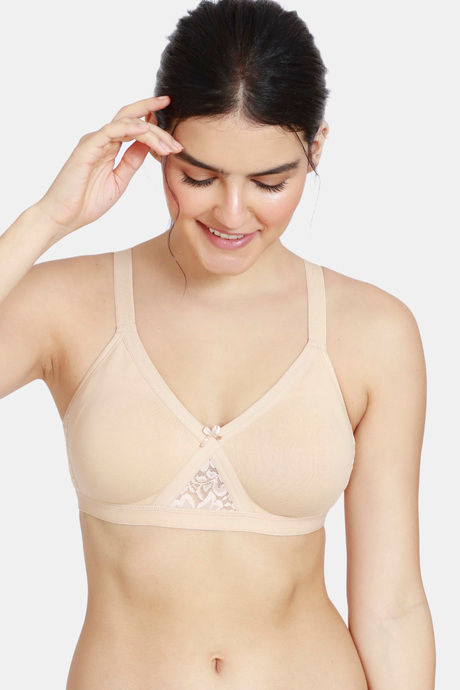 Zivame Single Layered Non Wired Full Coverage T-Shirt Bra