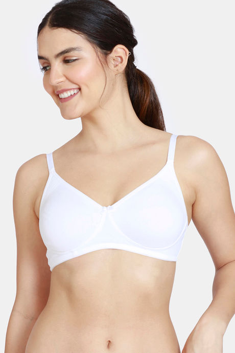 Zivame Basics Double Layered Non Wired 3/4th Coverage T-Shirt Bra